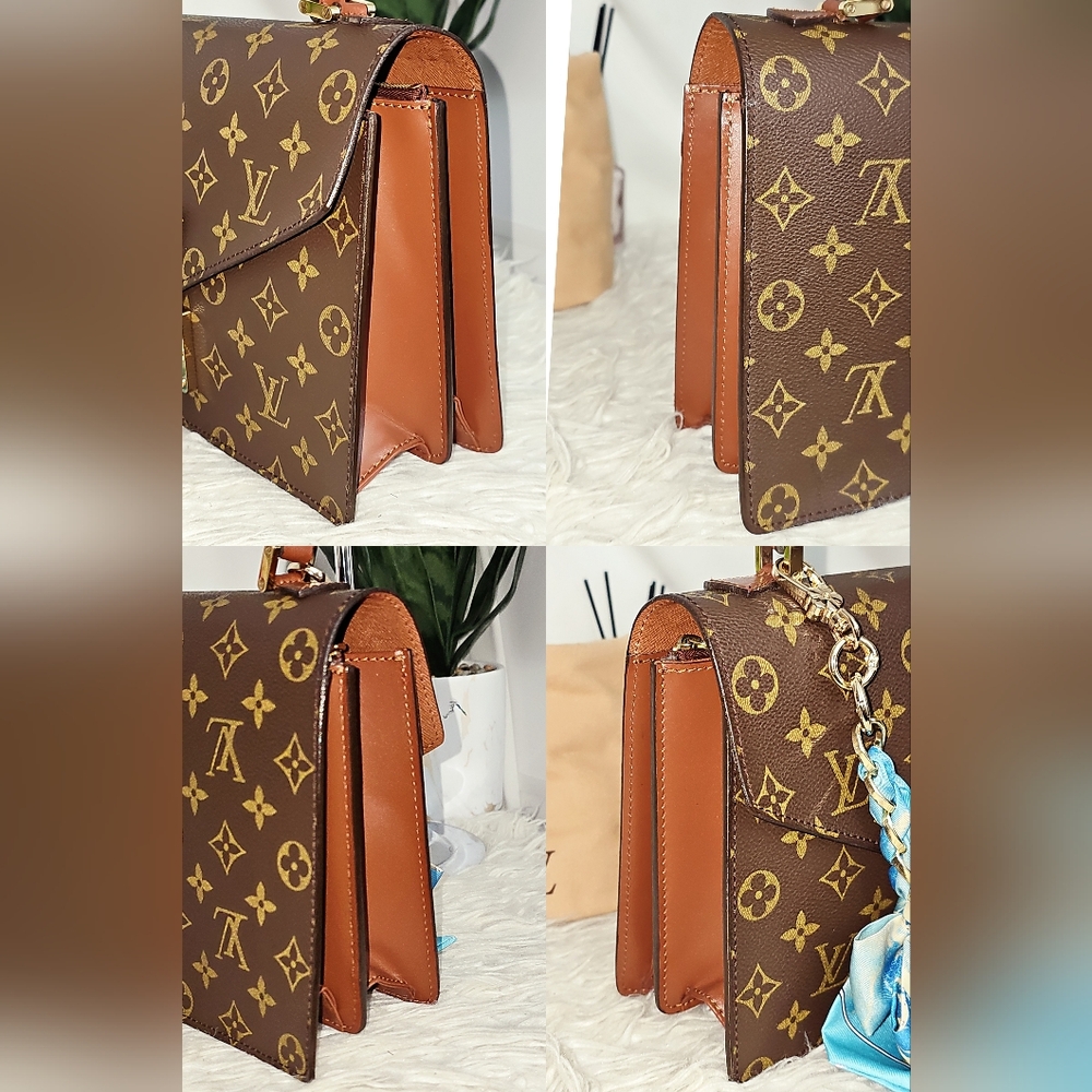 Authentic Louis Vuitton Handbag Monogram Canvas - Picture 3 of 14
